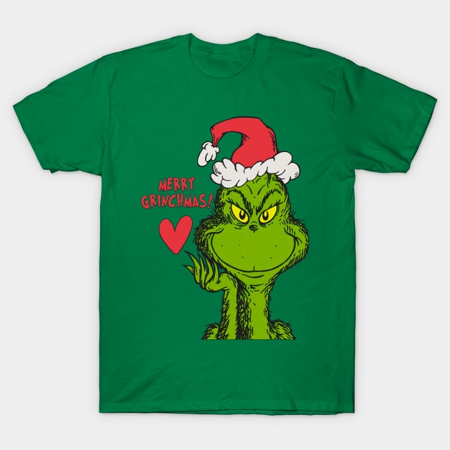 Grinchmas! T-Shirt by LadyBikers